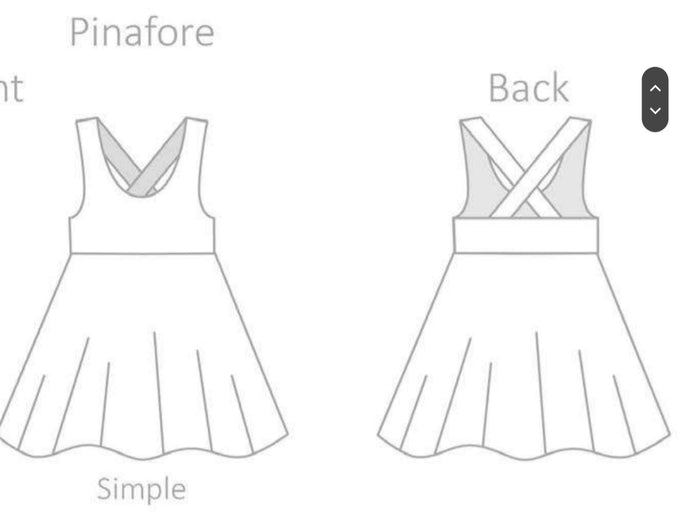 Stretch Pinafore Dress