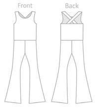 Load image into Gallery viewer, Flare Leg Overalls