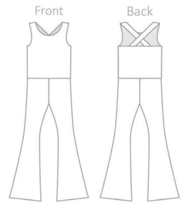 Flare Leg Overalls