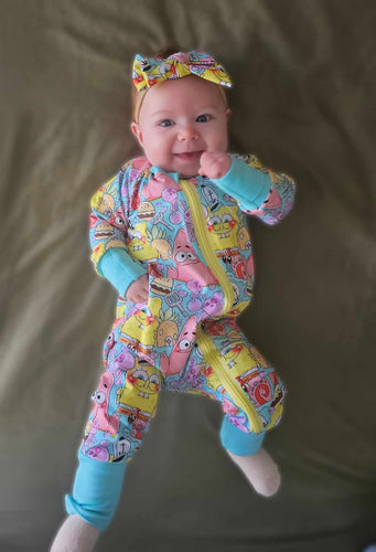 Zip Suit with 2 Way Zip