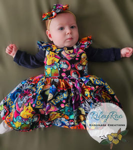 Baby Bow Back With Flutters