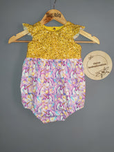 Load image into Gallery viewer, Tea Party Bubble Romper