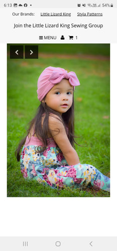 Turban Style Bow Hat