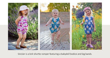 Load image into Gallery viewer, Stretch Shortie Romper