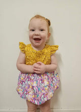 Load image into Gallery viewer, Tea Party Bubble Romper