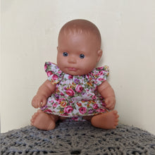 Load image into Gallery viewer, Seaside dress for 21cm miniland dolly