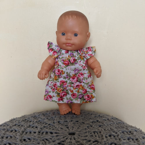 Seaside dress for 21cm miniland dolly