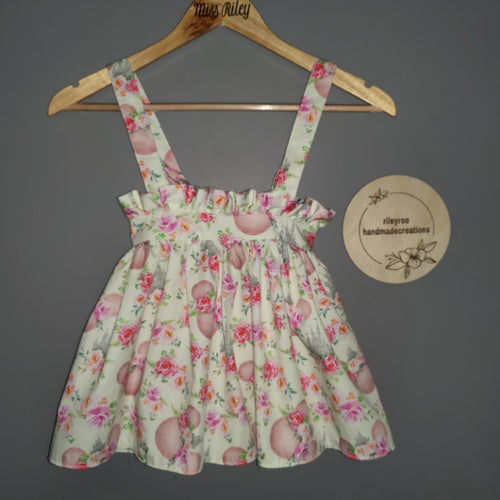 Paperbag Suspender Skirt