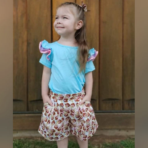 Pleated Shorts